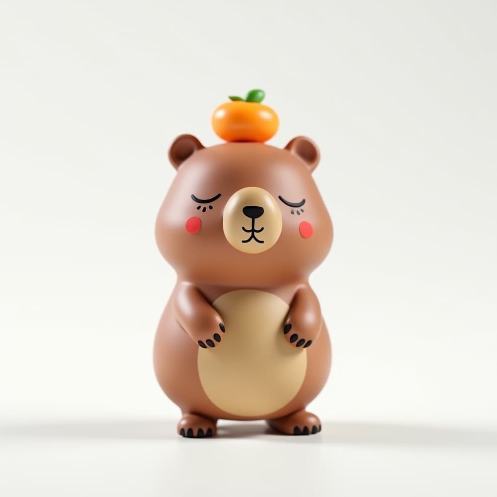Figura Capibara Kawaii
